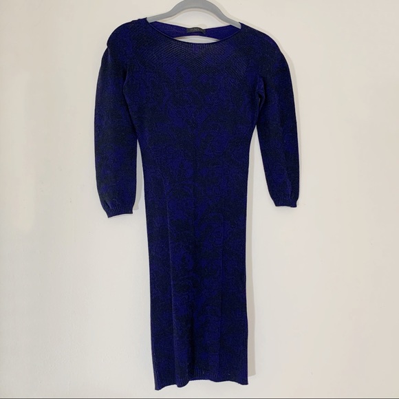 Pinko Rib knit open back long sleeve dress - Picture 5 of 5